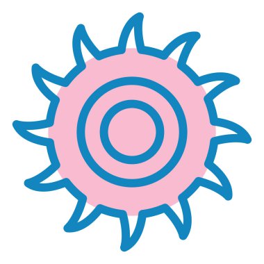 Askeri bıçak ikonu. vektör illüstrasyonu