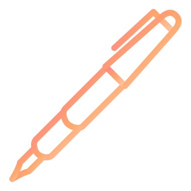 Kalem. Web simgesi basit illüstrasyon 