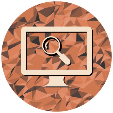 bilgisayar ekranı, arama, optimizasyon, web simgesi