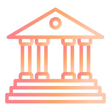 Bank modern icon vector illustration 