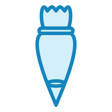 krema dağıtıcı simgesi, vektör illüstrasyonu basit tasarım