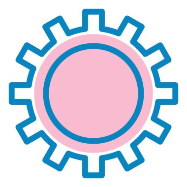 Teçhizat Web simgesi basit illüstrasyon