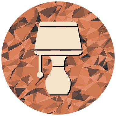 Lamba. Web simgesi basit illüstrasyon