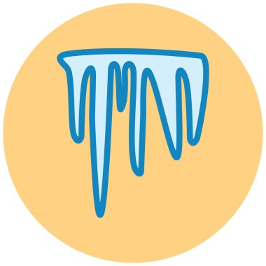 Çizgi film simgesinin vektör çizimi