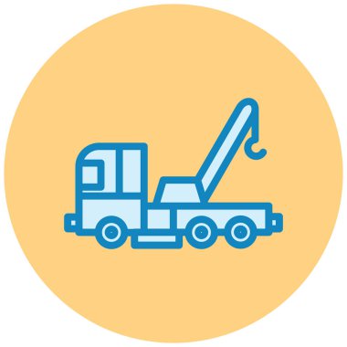 Kamyon. Web simgesi basit illüstrasyon