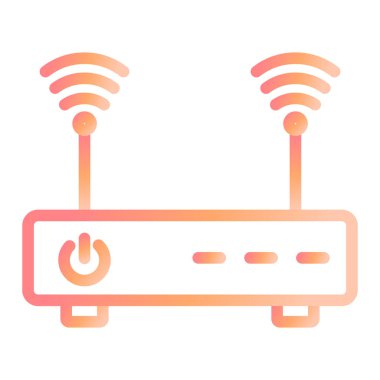 Yönlendirici. Web simgesi basit illüstrasyon