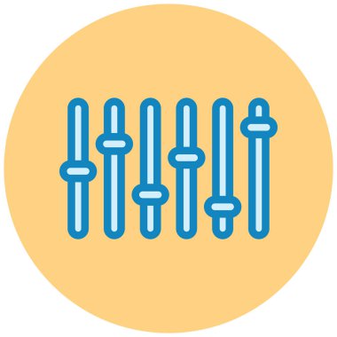 Müzik. Web simgesi basit tasarım