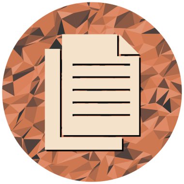 Modern simge işaretinin vektör illüstrasyonu.