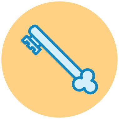 anahtar modern simgenin vektör illüstrasyonu