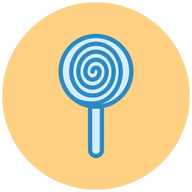 Lolipop. Web simgesi basit illüstrasyon