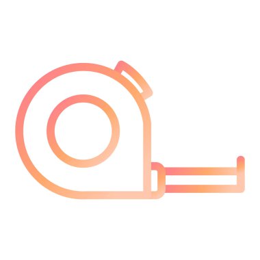 mezura simgesi. vektör illüstrasyonu