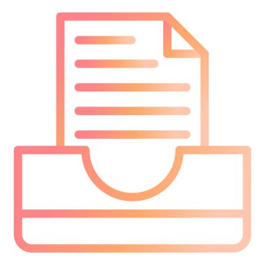 Notlar Tablası modern simge vektör illüstrasyonu 