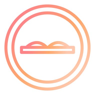 Modern İşaretlenmemiş İşaret simgesinin vektör çizimi