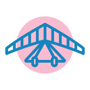 Bir kaykay simgesinin vektör çizimi