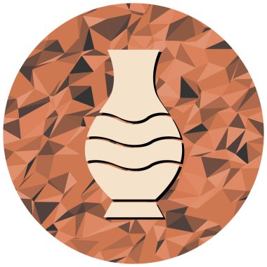 Bir bardak kahvenin vektör çizimi