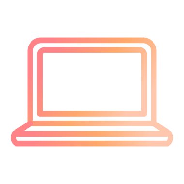 Bilgisayar. Web simgesi basit illüstrasyon 