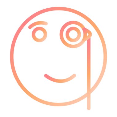 Modern simge vektör illüstrasyonunu gözlemleme 