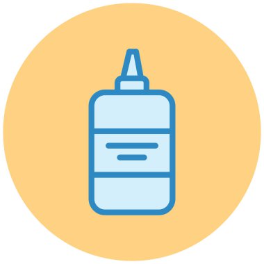 Yapıştırıcı. Web simgesi basit illüstrasyon