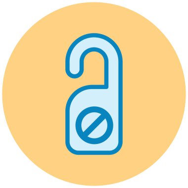 Askı. Web simgesi basit illüstrasyon