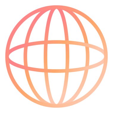 Global Ağ modern ikon vektör illüstrasyonu 