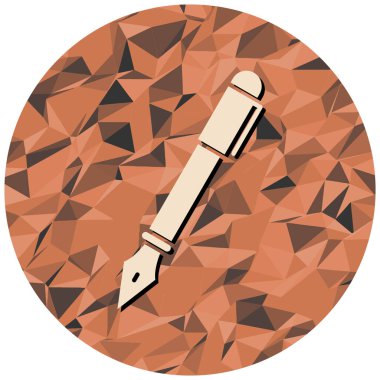 kalem simgesi. vektör illüstrasyonu