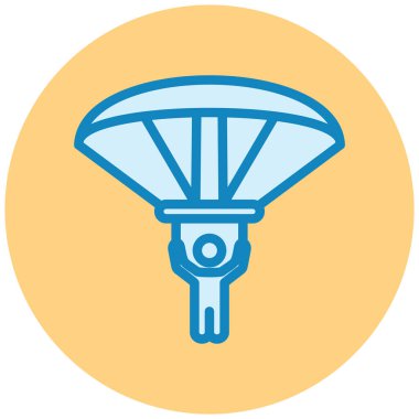 Bir balon simgesinin vektör çizimi