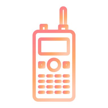 radyo simgesi vektör illüstrasyonu