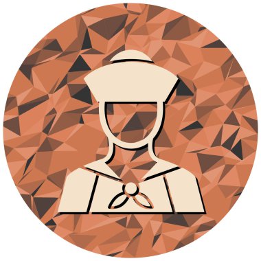 Bir denizci vektör çizim 