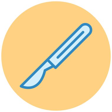 Bıçak. Web simgesi basit illüstrasyon