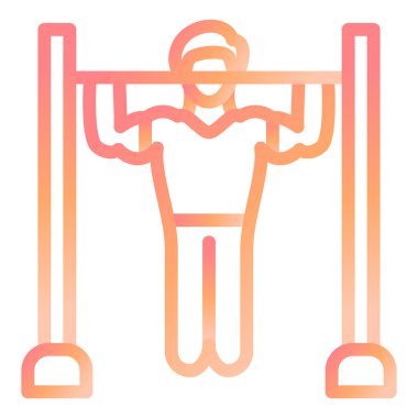 Vücut Ağırlığı Modern ikon vektör çizimi 