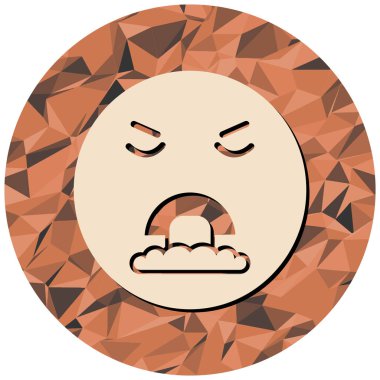 yüz ifadesi ifade vektör illüstrasyonu