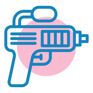 Silah. Web simgesi basit illüstrasyon