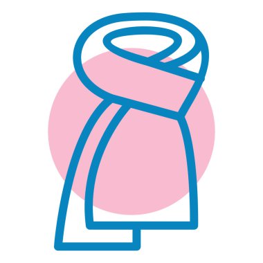 Atkı simgesinin vektör illüstrasyonu