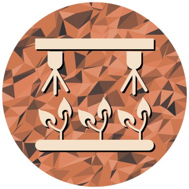 Üzerinde David 'in bayrağı olan güzel bir manzaranın tasviri