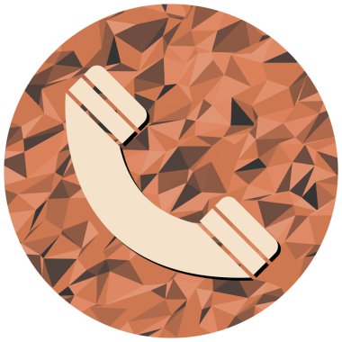 Telefon ikonu. vektör illüstrasyonu