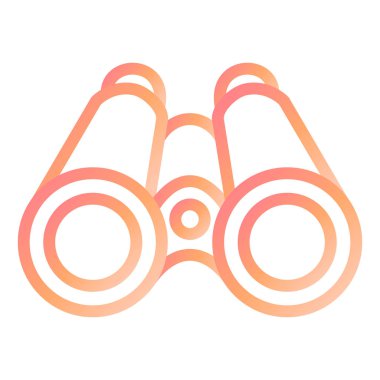 Dürbün. Web simgesi basit illüstrasyon 