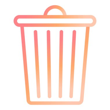 Çöp modern simge vektör illüstrasyonu 