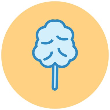 Eşsiz ağaç. vektör illüstrasyonu