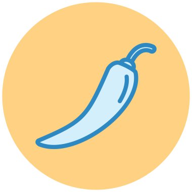 Chili Pepper. Basit illüstrasyon