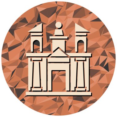 Bir binanın vektör illüstrasyonu