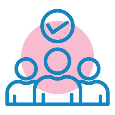 takım web simgesi basit illüstrasyon