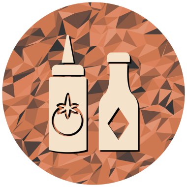 Bir şişe şarabın vektör çizimi