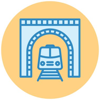 tren. Web simgesi basit illüstrasyon