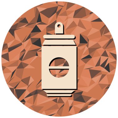 Soda ikonunun vektör illüstrasyonu