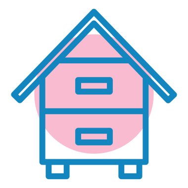 basit ev simgesivektör illüstrasyon