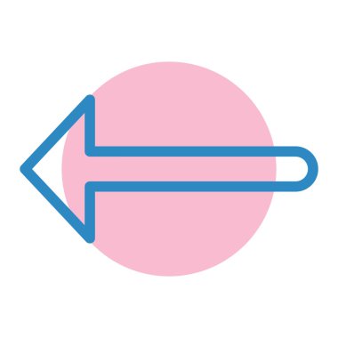 ok modern simgesinin vektör illüstrasyonu