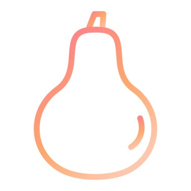 Su kabağı. Web simgesi basit illüstrasyon 