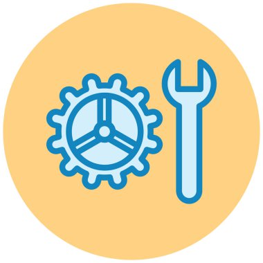 Ayarlar. Web simgesi basit tasarım