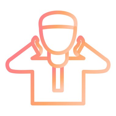 Doktor. Web simgesi basit illüstrasyon