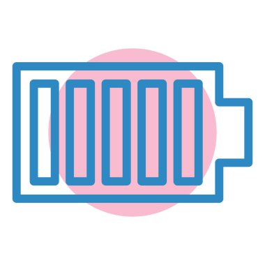 Pil. Web simgesi basit illüstrasyon